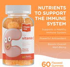 Zahler Chapter One - Gominolas de Vitamina C 125 mg, 60 gominolas sabor naranja