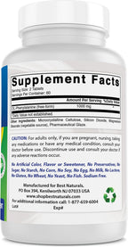Best Naturals DLPA 500 mg, 120 Comprimidos