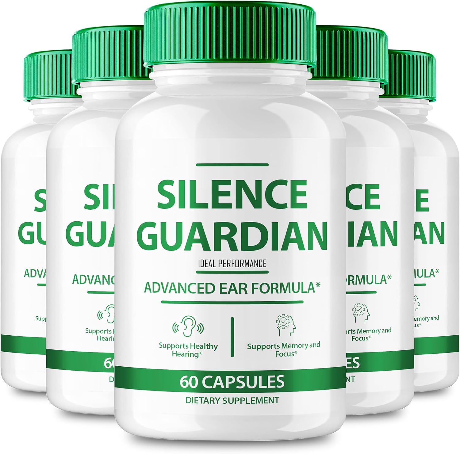 Silence Guardian - Complemento Alimenticio para el Cuidado Auditivo (5 Envases)