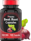 Cápsulas de Raíz de Remolacha 1500 mg - 100 Cápsulas