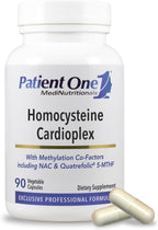 Patient One Homocysteine Cardioplex | Suplemento para salud cardíaca y conversión de homocisteína | con NAC, Folato y más | 90 Cápsulas
