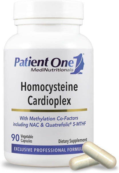 Patient One Homocysteine Cardioplex | Suplemento para salud cardíaca y conversión de homocisteína | con NAC, Folato y más | – Image 1