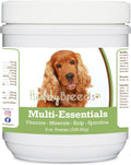 Healthy Breeds Cocker Spaniel Multi-Essentials en Polvo para Perros - Suplemento de Vitaminas, Minerales y Antioxidantes - 227 g