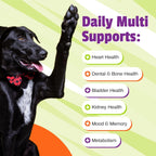 Pet Naturals Multivitamínico Diario para Perros, Sabor Vegetal, 30 Chews