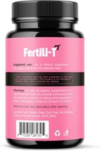 Fertili-t Female – Suplemento de fertilidad natural con Aguaje y Maca Roja, 90 cápsulas