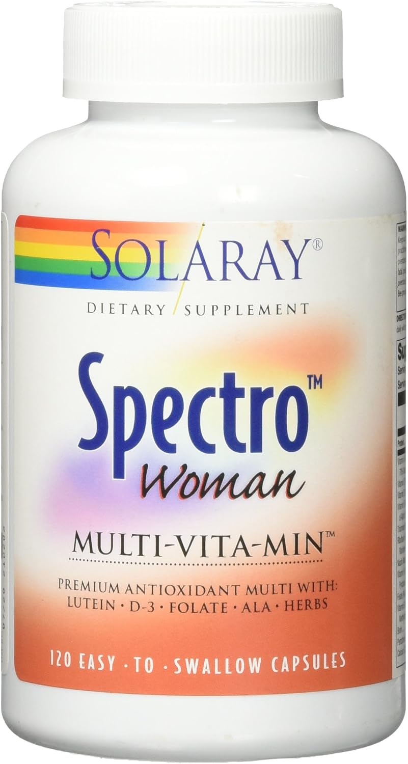 Solaray Spectro Multivitamin Mujer - 120 Cápsulas