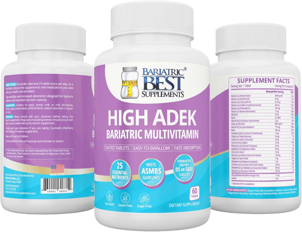 High ADEK Multivitamínico Bariátrico para DS/SADI - 60 Comprimidos