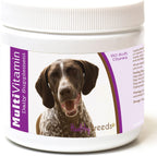 Healthy Breeds Braco Alemán de Pelo Corto Multivitamínico Masticables Blandos 60 unidades