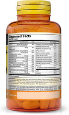 Mason Natural Vitrum 50+ Adult-Multi Sin Hierro - Multivitamínico Completo, 100 Comprimidos