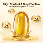 VivoNu Vitamina D3 K2 10000 UI con MK-7 y Aceite de Coco Virgen - 300 Cápsulas Blandas