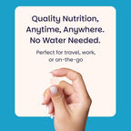 EZ Melts Multivitamin sin Hierro - 18 Vitaminas y Minerales - Vitamina C, Folato, Biotina - No-GMO y Vegano - Sabor Manzana - 60 Comprimidos Dispersables (30 Dosis)
