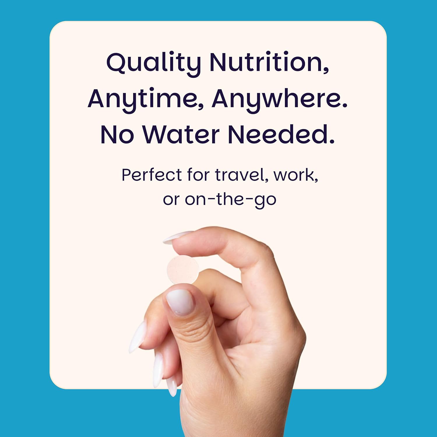 EZ Melts Multivitamin sin Hierro - 18 Vitaminas y Minerales - Vitamina C, Folato, Biotina - No-GMO y Vegano - Sabor Manzana - 60 Comprimidos Dispersables (30 Dosis)