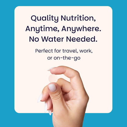 EZ Melts Multivitamin sin Hierro - 18 Vitaminas y Minerales - Vitamina C, Folato, Biotina - No-GMO y Vegano - Sabor Manzana – Image 8