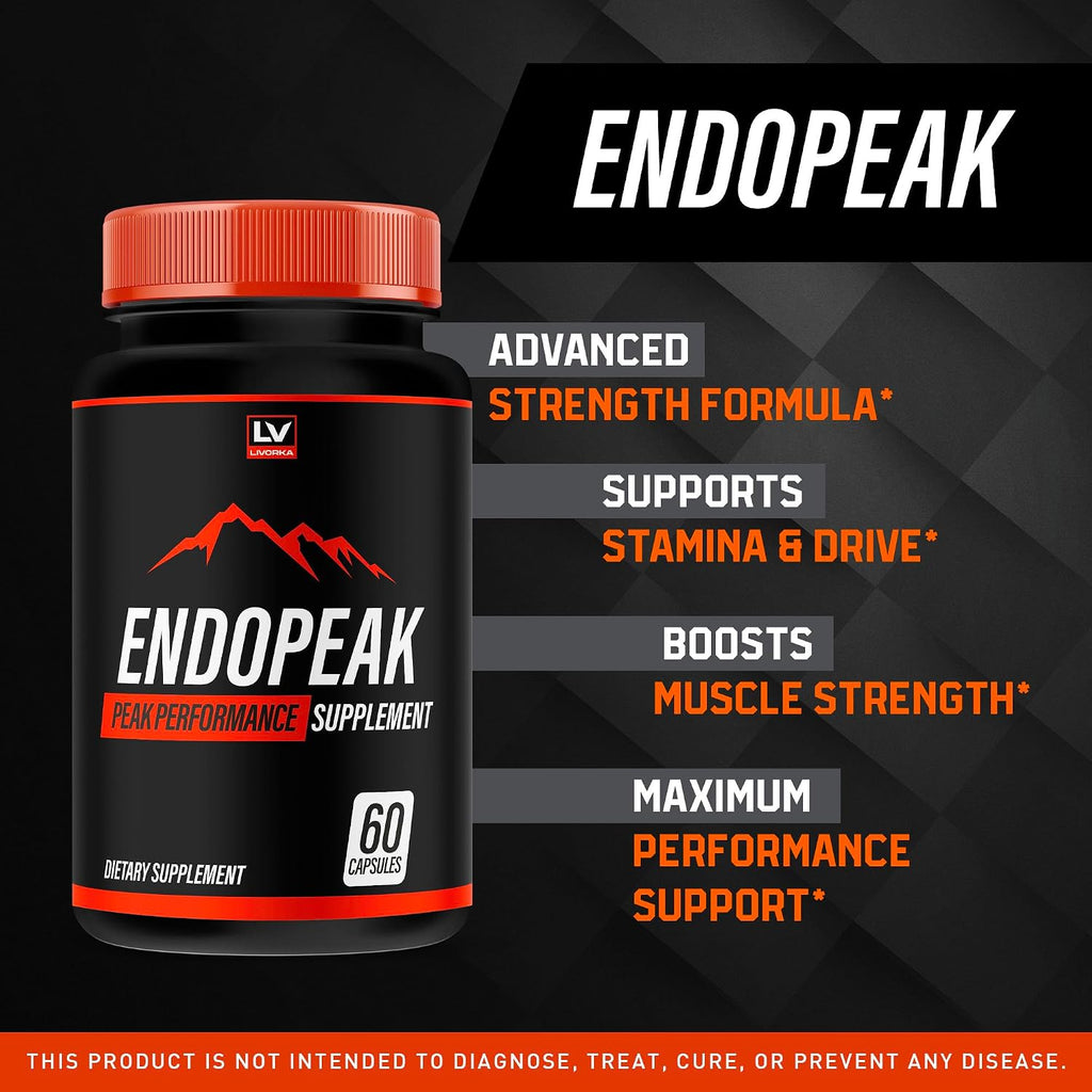 Endopeak (3 Pack) - Endopeak para Hombres, Cápsulas, 180 Cápsulas para 3 Meses