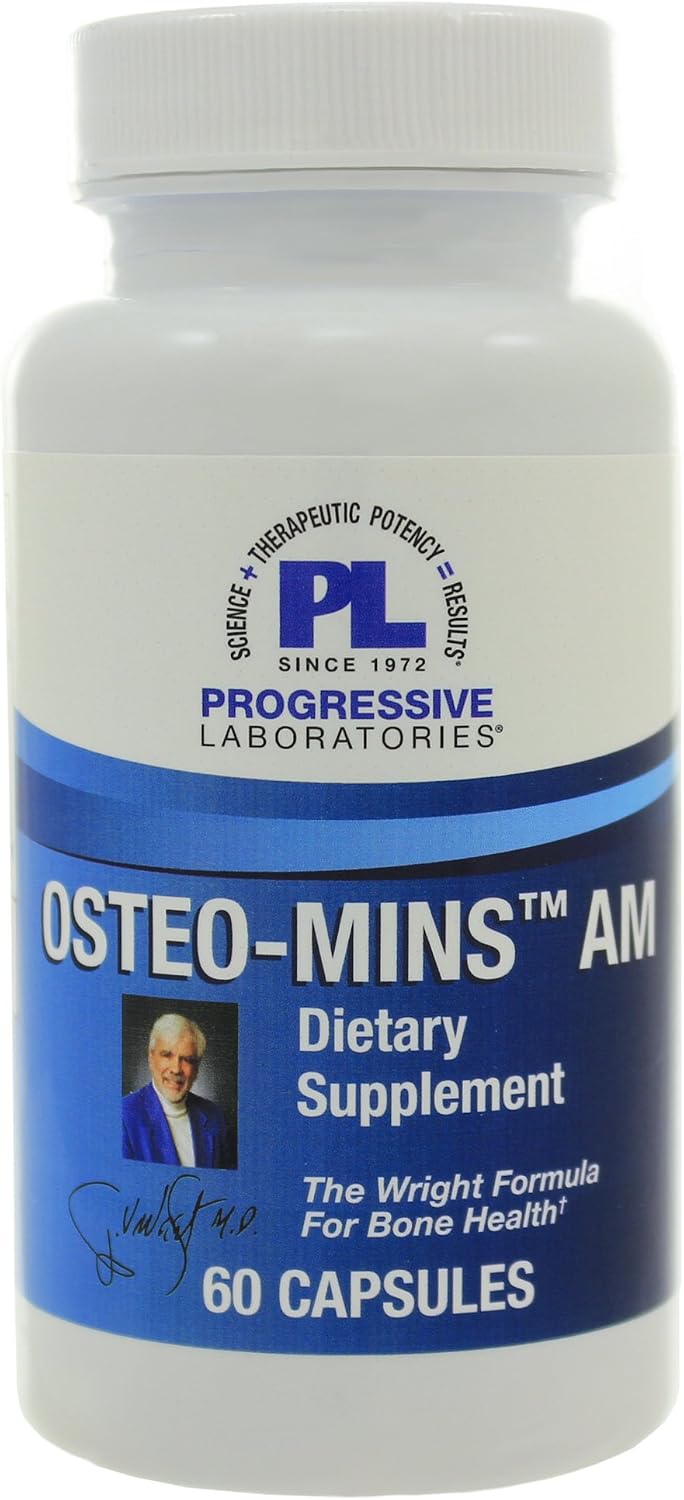 Progressive Labs - Osteo-Mins AM 60 Cápsulas