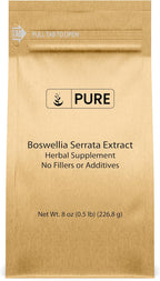 PURE ORIGINAL INGREDIENTS Boswellia Serrata Extracto en Polvo (227g) - Suplemento Herbal, No-GMO