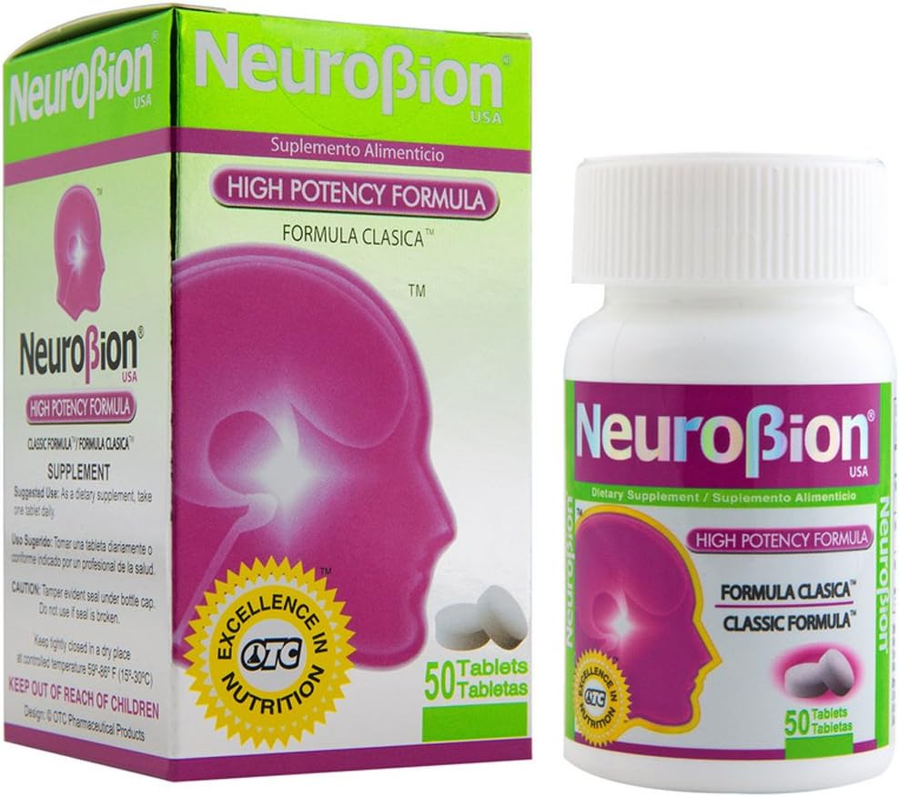 Neurobion Energy + Alta Potencia: Vitaminas B1, B6, B12 + Zinc con Aminoácidos