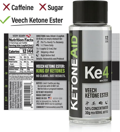 KetoneAid Ke4 Éster de Cetonas Concentrado | – Apoyo al rendimiento físico: Las cetonas pueden ayudar a mantener – Image 7