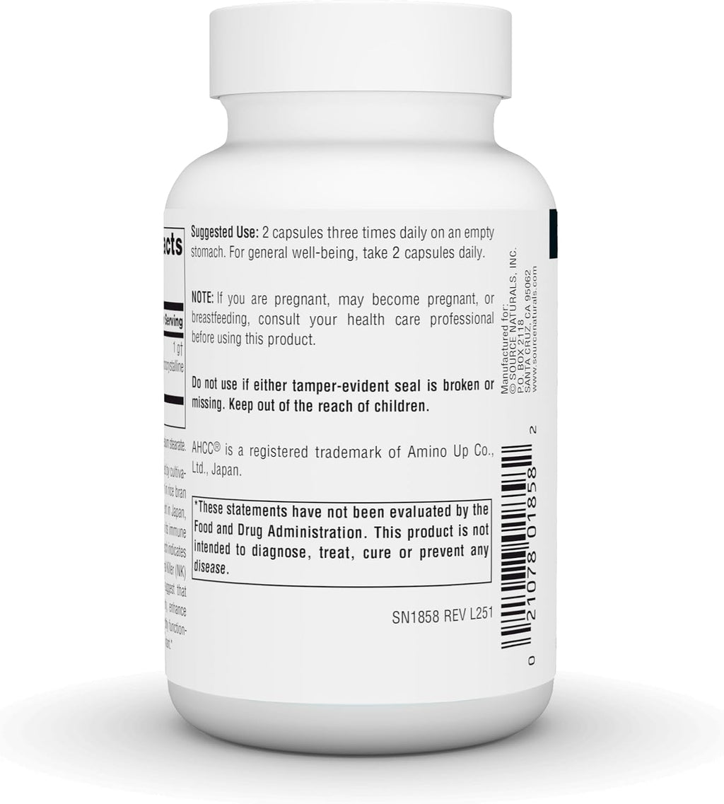 Source Naturals AHCC 500mg – 60 Cápsulas
