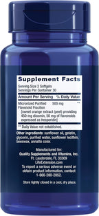 Life Extension Youthful Legs - Suplemento para la Salud Vascular y Circulación de las Piernas con Diosmina y Extracto de Naranja Dulce - 60 Cápsulas Blandas
