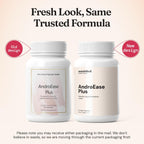 Nourished AndroEase Plus - Equilibrio Hormonal Vegano para Mujeres - Zinc, Reishi, Té Verde y Saw Palmetto - para Energía, Vitalidad y Bienestar Diario - 60 Cápsulas, Hecho en EE.UU.