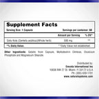 Centella Asiática 500 mg 60 Cápsulas - Gotu Kola - Natural Systems