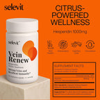 Selevit Vein Renew (Hesperidina) 1000mg - 60 Cápsulas Vegetarianas