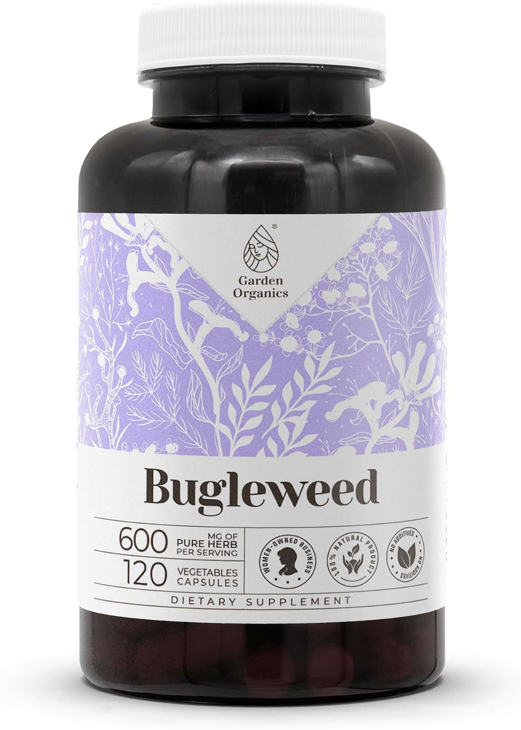 Garden Organics Bugleweed (Lycopus virginicus) Cápsulas, 120 cápsulas vegetales