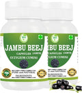 Morsan's Jambu Beej Cápsulas, Pack de 2 x 60 x 500 mg. Cápsulas Vegetales, Puras y Naturales