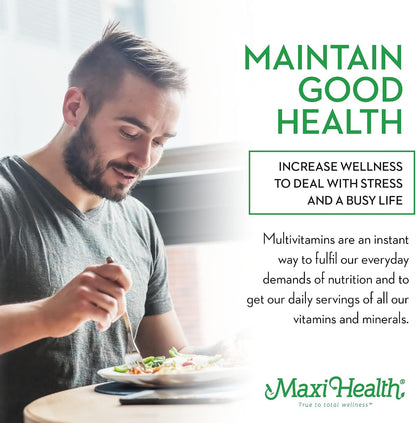 Maxi Health Supreme Multivitamínico para – Vitaminas del grupo B (B6, B12, biotina): contribuyen al metabolismo – Image 3