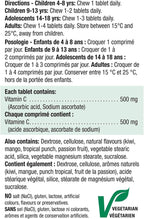 Jamieson Vitamina C Sabor Tropical 500 mg, 120 Comprimidos