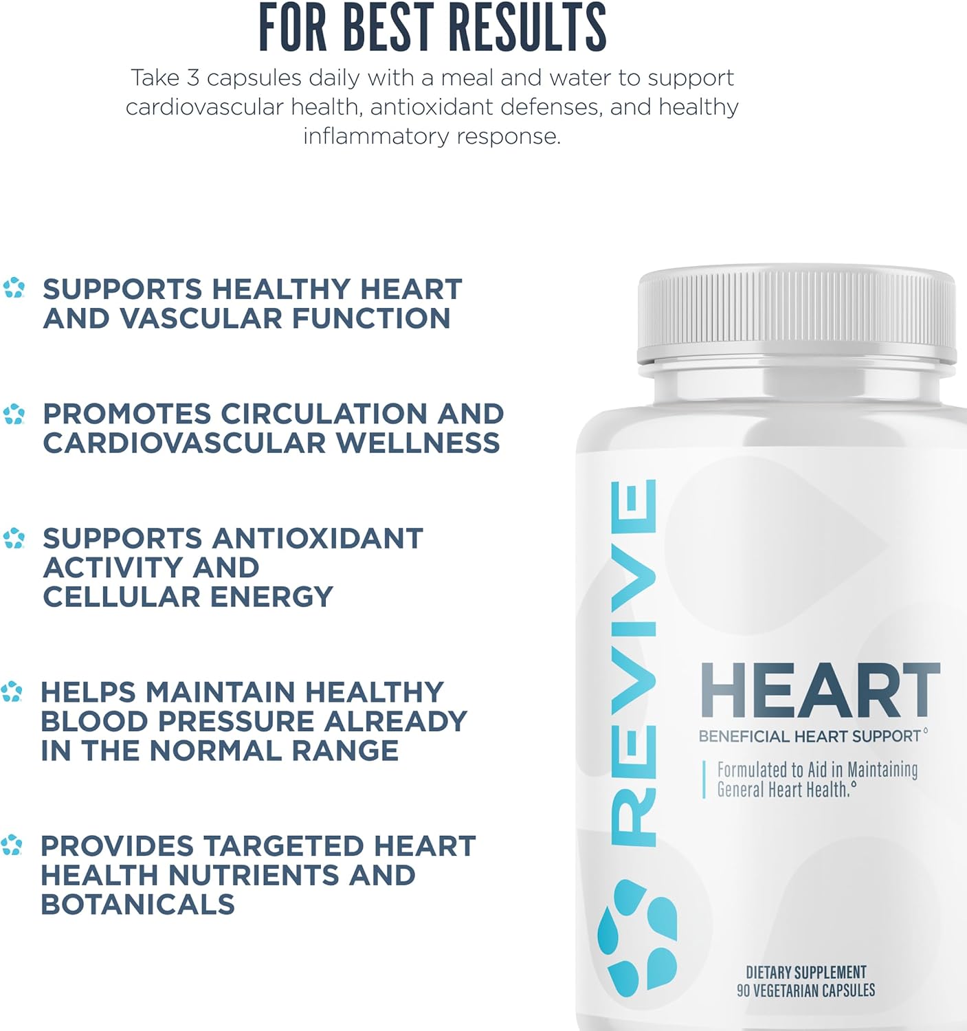 Revive MD CoQ10 200 mg, 90 cápsulas vegetales