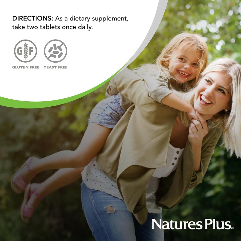 NaturesPlus Women's Ultra Hair Plus - 60 Comprimidos de Liberación Sostenida (Pack de 2)