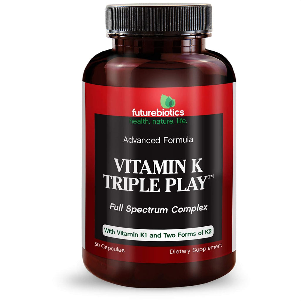 Vitamin K Triple Play Futurebiotics 60 Cápsulas