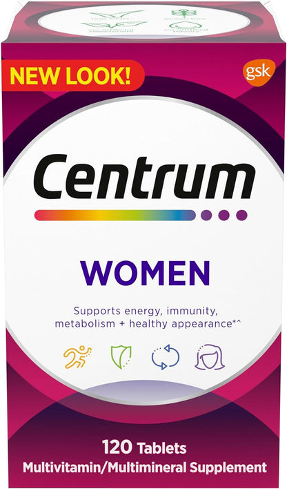 Centrum Multivitamínico para Mujeres con – Apoyo energético diario: Las vitaminas B6, B12 y el hierro contribuyen – Image 1