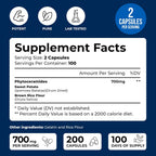 Fitoceramidas 700mg - 200 Cápsulas - Suplemento de Ceramidas Vegetales
