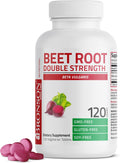 Bronson Beet Root Double Strength, 120 Comprimidos Vegetarianos
