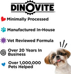 Dinovite Probióticos para Perros - Suplemento en Polvo para Perros Medianos (18-45 lb) - 90 Dosis
