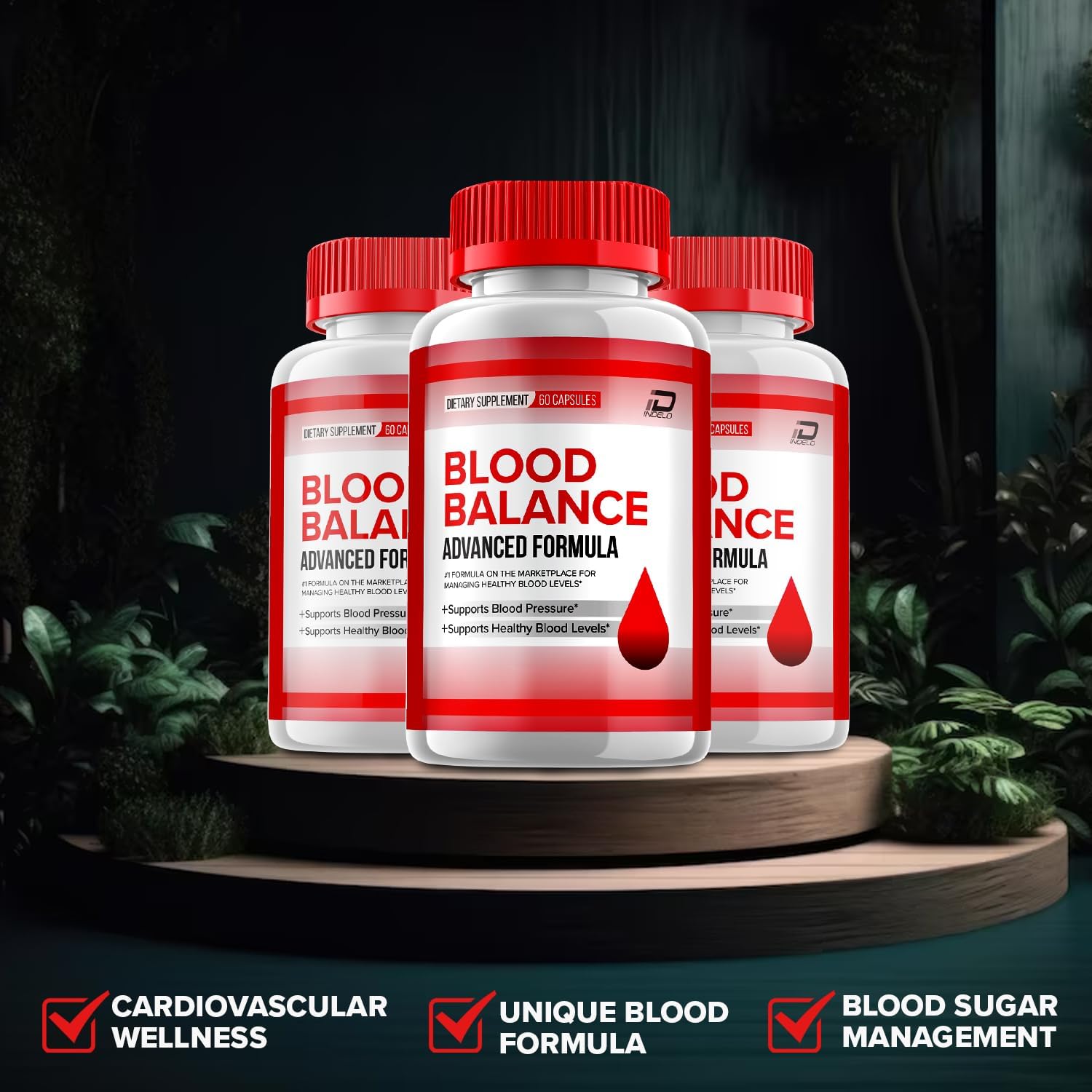 Blood Balance Cápsulas, Suplemento Avanzado, Fórmula Natural (60 Cápsulas)
