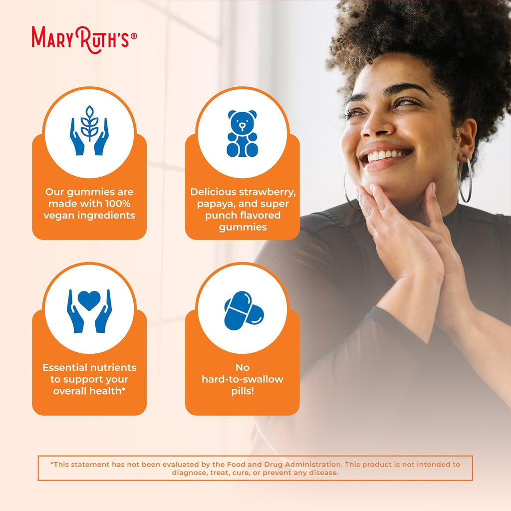 MaryRuth's Organics Multivitamínico en Gominolas Sin Azúcar - 60 Unidades