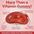 Human Beanz Biotina Gominolas Jelly Bean, 5000mcg, 120 unidades - Sabor Fresa