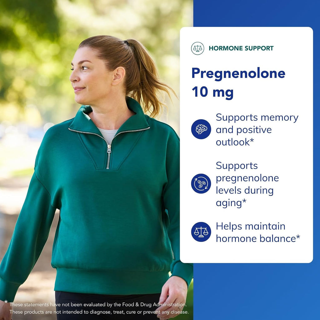 Pure Encapsulations Pregnenolona 10 mg - 180 Cápsulas