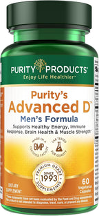 Purity Products Advanced Vitamin D Men's Formula - 60 Cápsulas Vegetarianas