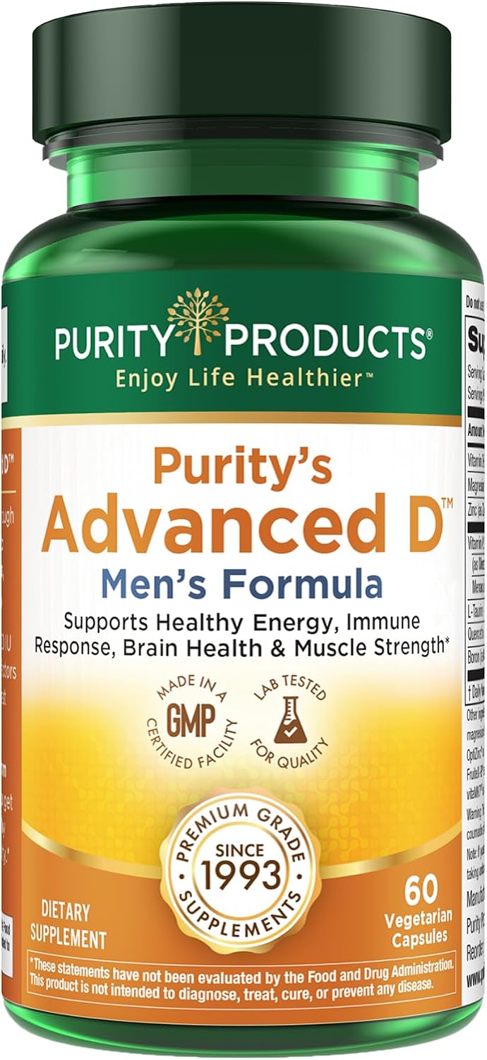 Purity Products Advanced Vitamin D Men's Formula - 60 Cápsulas Vegetarianas