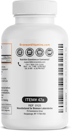 Bronson Vitamina C 1000 mg - Ácido Ascórbico Premium Sin OGM, 100 Comprimidos