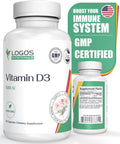 Logos Nutritionals Vitamina D3 5000 UI - 60 Cápsulas