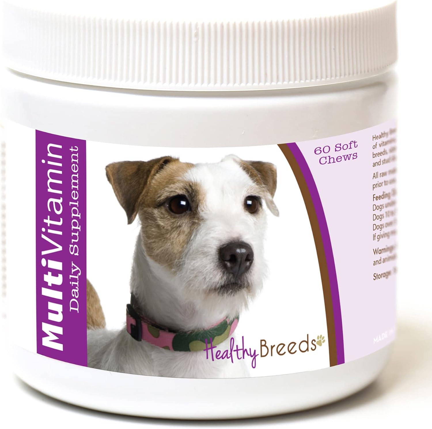 Healthy Breeds Multivitamínico para Perros Parson Russell Terrier – 60 Gomitas Blandas