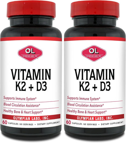 Olympian Labs Vitamina K2 + D3, 60 Cápsulas Veganas – Image 10