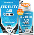 Chisytkiy Suplementos de Fertilidad Masculina Avanzados con Maca, Tribulus, Zinc y CoQ10, 90 Cápsulas