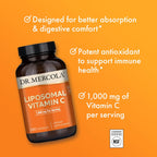 Dr. Mercola Vitamina C Liposomal - 1000 mg por dosis - 180 Cápsulas